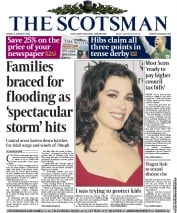 The Scotsman (UK) Newspaper Front Page for 3 January 2014