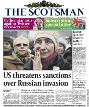 The Scotsman (UK) Newspaper Front Page for 3 March 2014
