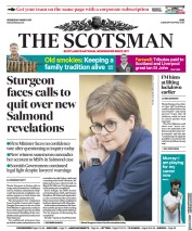 The Scotsman (UK) Newspaper Front Page for 3 March 2021