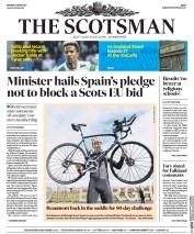 The Scotsman (UK) Newspaper Front Page for 3 April 2017