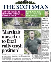 The Scotsman (UK) Newspaper Front Page for 3 June 2014
