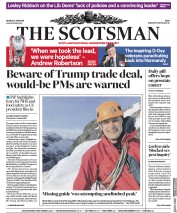 The Scotsman (UK) Newspaper Front Page for 3 June 2019
