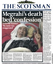 The Scotsman (UK) Newspaper Front Page for 4 October 2011