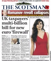 The Scotsman (UK) Newspaper Front Page for 4 November 2011