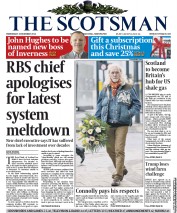 The Scotsman (UK) Newspaper Front Page for 4 December 2013