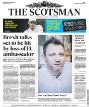 The Scotsman (UK) Newspaper Front Page for 4 January 2017