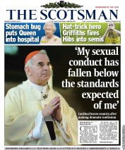 The Scotsman Newspaper Front Page (UK) for 4 March 2013