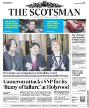 The Scotsman (UK) Newspaper Front Page for 4 March 2016