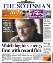 The Scotsman (UK) Newspaper Front Page for 4 April 2013