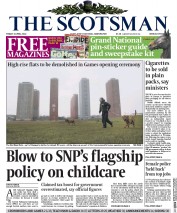 The Scotsman (UK) Newspaper Front Page for 4 April 2014