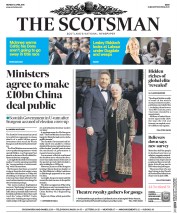 The Scotsman (UK) Newspaper Front Page for 4 April 2016