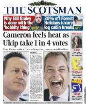 The Scotsman (UK) Newspaper Front Page for 4 May 2013