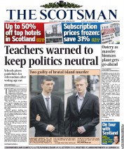 The Scotsman (UK) Newspaper Front Page for 4 June 2013