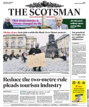 The Scotsman (UK) Newspaper Front Page for 4 June 2020