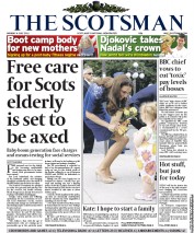 The Scotsman Newspaper Front Page (UK) for 4 July 2011