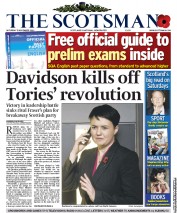 The Scotsman (UK) Newspaper Front Page for 5 November 2011