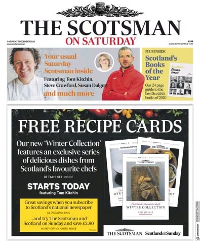 The Scotsman Newspaper Front Page (UK) for 5 December 2020