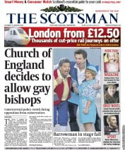 The Scotsman (UK) Newspaper Front Page for 5 January 2013