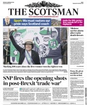 The Scotsman (UK) Newspaper Front Page for 5 February 2018