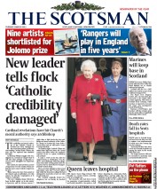 The Scotsman Newspaper Front Page (UK) for 5 March 2013
