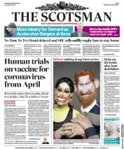 The Scotsman (UK) Newspaper Front Page for 5 March 2020