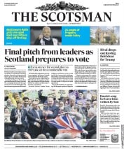 The Scotsman (UK) Newspaper Front Page for 5 May 2016