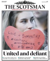 The Scotsman (UK) Newspaper Front Page for 5 June 2017