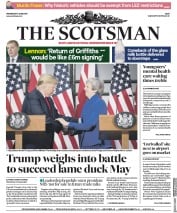 The Scotsman (UK) Newspaper Front Page for 5 June 2019