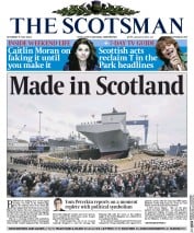 The Scotsman Newspaper Front Page (UK) for 5 July 2014