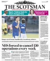 The Scotsman (UK) Newspaper Front Page for 5 July 2017