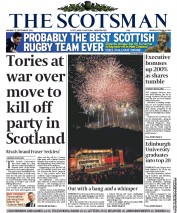 The Scotsman Newspaper Front Page (UK) for 5 September 2011