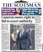 The Scotsman (UK) Newspaper Front Page for 5 September 2012