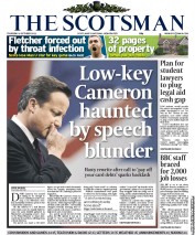 The Scotsman (UK) Newspaper Front Page for 6 October 2011
