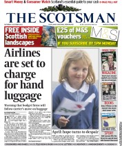 The Scotsman (UK) Newspaper Front Page for 6 October 2012