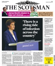 The Scotsman (UK) Newspaper Front Page for 6 October 2020