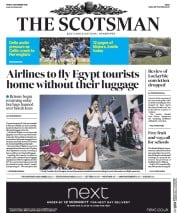 The Scotsman (UK) Newspaper Front Page for 6 November 2015