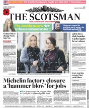 The Scotsman (UK) Newspaper Front Page for 6 November 2018