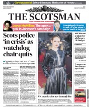 The Scotsman (UK) Newspaper Front Page for 6 December 2019