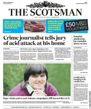 The Scotsman (UK) Newspaper Front Page for 6 January 2017