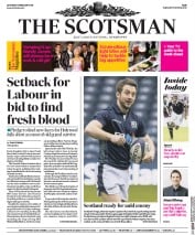 The Scotsman (UK) Newspaper Front Page for 6 February 2016