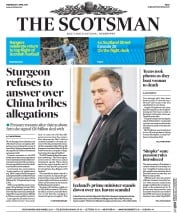 The Scotsman (UK) Newspaper Front Page for 6 April 2016