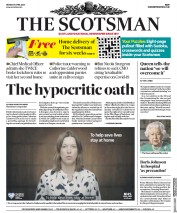 The Scotsman (UK) Newspaper Front Page for 6 April 2020