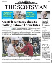 The Scotsman (UK) Newspaper Front Page for 6 June 2016