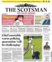 The Scotsman (UK) Newspaper Front Page for 6 June 2020