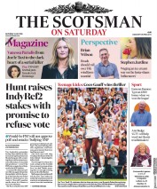 The Scotsman (UK) Newspaper Front Page for 6 July 2019