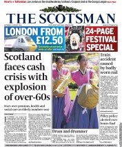 The Scotsman Newspaper Front Page (UK) for 6 August 2011