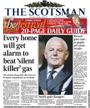 The Scotsman (UK) Newspaper Front Page for 6 August 2013