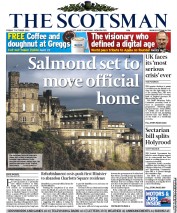 The Scotsman Newspaper Front Page (UK) for 7 October 2011