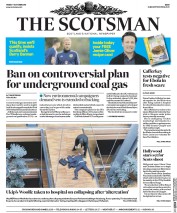 The Scotsman (UK) Newspaper Front Page for 7 October 2016