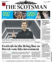 The Scotsman (UK) Newspaper Front Page for 7 November 2016